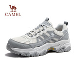 骆驼（CAMEL）造极2代户外网面登山休闲运动老爹徒步鞋男 G16S307001 浅灰 42