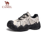 骆驼（CAMEL）云山1代户外免系登山休闲丑萌徒步鞋情侣 G25M076104 米白/黑 36