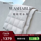 SIDANDA羽绒被95白鹅绒可水洗a类面料鹅绒填充175g 夏被150*200cm