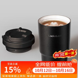 乐扣乐扣（LOCK&LOCK）元气陶瓷覆层保温咖啡杯男女随行水杯子400ML黑色LHC3340BLK