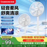 长虹（CHANGHONG）电风扇家用落地扇定时遥控风扇办公大风量立式节能摇头电扇卧室轻音柔风七叶扇FS-LD301