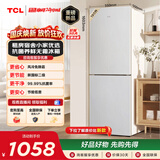 TCL190L两门风冷无霜白色小冰箱一级能效家用电冰箱小型租房宿舍双开门R190V5-B1国家补贴