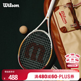 Wilson威尔胜复古tour one进阶拍全碳素一体网球拍 1号柄 WR106510U1