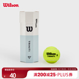 Wilson威尔胜TRINITI全场地专业比赛网球 3颗装【球上数字随机】