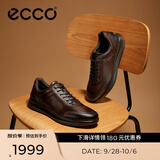 爱步（ECCO）经典皮鞋  春秋舒适牛皮革商务休闲鞋男士增高男鞋 雅仕207124 可可棕20712401482 （批次随机发货） 39