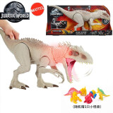 美泰（mattel）新品美泰侏罗纪恐龙玩具侏罗纪世界2反派迅猛龙电影  声光暴虐霸王龙 (可张嘴-GCT95