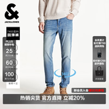 杰克·琼斯（JACK&JONES）男装夏季牛仔裤男弹力901修身裤子百搭男裤休闲男士牛仔裤四季款 牛仔蓝 第二批 34 180 W34/L32