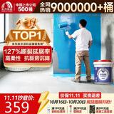东方雨虹厨房卫生间防水涂料 防水胶补漏裂缝渗水水不漏堵漏王 蓝色金典G101柔性 地面超柔蓝色18kg
