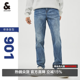 杰克·琼斯（JACK&JONES）26年男装修身牛仔裤男弹性品牌男裤休闲潮流四季款宽松直筒裤子 E42中牛仔蓝-第二批 36 185/88A(W36/L32)