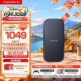 Sandisk闪迪 移动固态硬盘E30小巧便携Type-C接口高速SSD存储USB3.2Gen2 E30-1T黑色标准版
