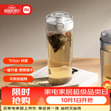 米家Tritan 水杯 600mL 白色 学生耐高温运动便携茶杯
