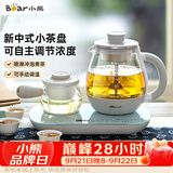 小熊（Bear）煮茶器煮茶壶 0.8L蒸汽喷淋式蒸茶壶养生壶电水壶热水壶304不锈钢烧水壶茶具黑茶ZCQ-A08E1