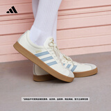 adidas「T头鞋」VL COURT 2.0复古休闲板鞋德训鞋阿迪达斯轻运动 汉玉白/蓝色/金色 (推荐女生买小半码)   40
