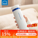 乐扣乐扣（LOCK&LOCK）不锈钢情侣学生保温杯菲特旋转盖轻量杯450ml白蓝 LHC4131WB