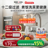 安吉尔陶瓷水龙头净水器净化家用自来水过滤器除异味异色  一机五芯 LT3672-CF30