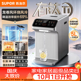 苏泊尔（SUPOR）有钛内胆电热水瓶风冷降温5L水箱可拆2200W速沸烧水壶净饮水机 恒温水壶调奶器SW-50T201Pro