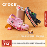 CROCS卡骆驰贝雅卡骆班儿童洞洞鞋沙滩凉鞋男童女童拖鞋/207018/207019 深蓝色-410 33 (200mm)