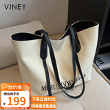 viney包包女包大容量帆布托特包品牌单肩大包生日礼物高级感送女友老婆