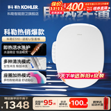 科勒（KOHLER） 智能马桶盖智能坐便盖板加热冲洗马桶座圈洁身器 即热纤圆版智能盖38201T | U型马桶适配