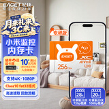 忆捷（EAGET）256GB TF（MicroSD）存储卡 A1 U3 V30 C10 行车记录仪&适用小米监控摄像头内存卡 升级耐用
