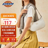 Dickies单肩包女斜挎包百搭小巧老花满印手提腋下包通勤旅行小包奶油杏白