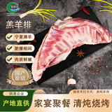 涝河桥供港宁夏滩羊原切羔羊排净重2.4斤/袋 烧烤炖煮食材