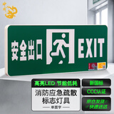 神龙应急灯新国标消防疏散指示灯 安全出口灯 消防标志灯 单面字