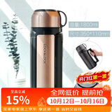 乐扣乐扣（LOCK&LOCK）保温壶304不锈钢保温保冷水壶户外露营旅行壶1.8L金色