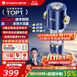 惠尔顿前置过滤器20T大通量过滤25微米反冲洗家用全屋净水器 实时自动清洗刮洗自来水防爆过滤器P0038pro 自行安装【20T-升级25微米精滤】