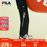 FILA【三好裤】斐乐儿童童装长裤2026年秋季新款男女童针织运动裤
