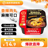 海底捞自热火锅 方便速食出游野餐便携无需热水 香辣肉丸272g