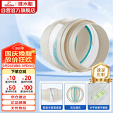 潜水艇（Submarine）厨房烟道全密封防味阀 管道专用可装PVC管公共烟道止逆阀PF160