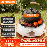 苏泊尔（SUPOR）迷你电陶炉煮茶器煮茶炉煮茶壶养生围炉煮茶茶艺炉泡茶家用办公白茶不挑器具SW-DTL01