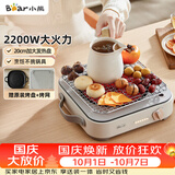 小熊（Bear）电磁炉 大功率电陶炉小型电磁灶家用不挑锅具6档火力爆炒电磁炉2200W DTL-D22R1