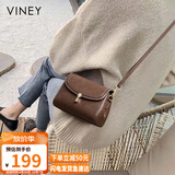 viney包包女包牛皮斜挎包洋气轻奢单肩手机包生日礼物品牌送女友老婆