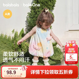 巴拉巴拉童装儿童连衣裙婴儿裙子2026夏新款女童宝宝花苞裙甜美公主裙可爱