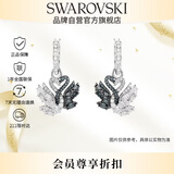 施华洛世奇（SWAROVSKI）SWAN 黑白双色耳环女耳钉耳饰生日礼物女38女神节礼物5705728