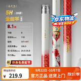 创威凌天三代钓鱼竿手竿碳纤维鱼竿京东自营旗舰店渔具 8.1m 全能
