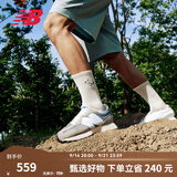 NEW BALANCE NB327 官方秋季休闲鞋男女情侣情侣复古舒适增高情侣运动鞋 灰色/白色 MS327LAB 40 (脚长25cm)