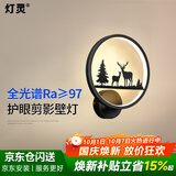 灯灵壁画灯全光谱护眼LED北欧风卧室床头过道走廊楼梯客厅背景墙壁灯