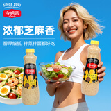 今明后 沙拉酱焙煎芝麻沙拉汁蔬菜沙拉大拌汁水果轻食调味品 800ml*1瓶