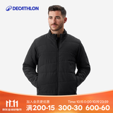 迪卡侬（DECATHLON）棉服男棉衣棉袄男士短款冬装加厚保暖外套冬季ODT3 男款黑色 2XL