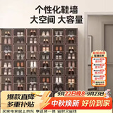 蚂蚁盒子鞋盒鞋子储物柜门口入户鞋柜封闭式多层家用免安装一体神器靠墙架
