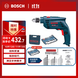 博世（BOSCH）冲击钻手电钻木材钢材石材钻孔插电式GSB 10RE set 100附件套装
