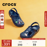 CROCS卡骆驰贝雅洞洞鞋轻便百搭男鞋一脚蹬洞洞鞋女拖鞋休闲鞋|10126 深蓝-410(含智必星) 41 /42(260mm)