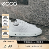 爱步（ECCO）板鞋女 时尚潮流百搭经典软面舒适休闲运动鞋女鞋 街头209713 白色20971301007 （批次随机发货） 35