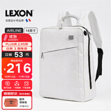 乐上（LEXON）双肩包14英寸笔记本电脑包书包泰维克纸环保旅行包时尚背包白色