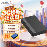 小盘(XDISK)USB3.0移动硬盘1TB 双盘备份 X系列2.5英寸经典黑外接外置存储数据照片视频 高速传输