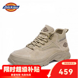 Dickies男士马丁靴男靴英伦风工装靴户外工装鞋劳保鞋 卡其 (高帮) 41