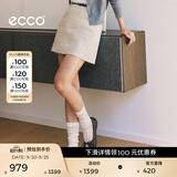 爱步（ECCO）芭蕾舞鞋女 26年秋季轻便时尚轻奢羊皮平底浅口单鞋 舞悦234363 黑色23436301001 37
